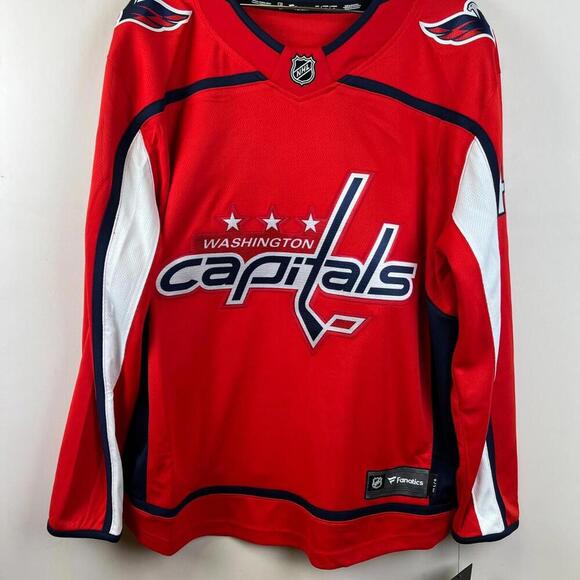 Washington Capitals Wilson #43 Fanatics Breakaway NHL Home Jersey Men’s Size L - Picture 1 of 8